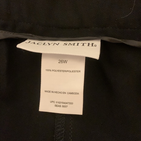 💰NWT JACLYN SMITH Wide Leg Dressy Trousers 26w - Picture 6 of 14